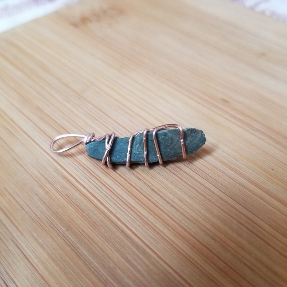 🆕️Wire Wrapped Rock Pendant 3